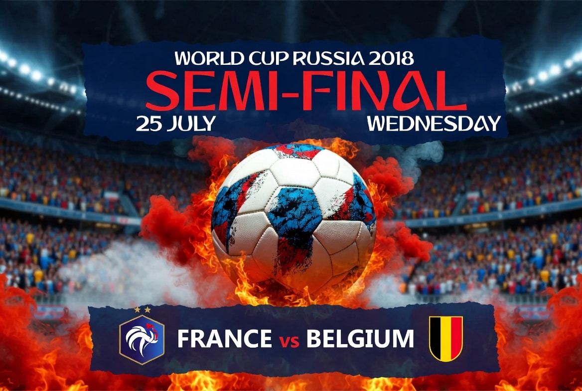 Qu’en est-il de la demi-finale de la Coupe du Monde 2018 ?